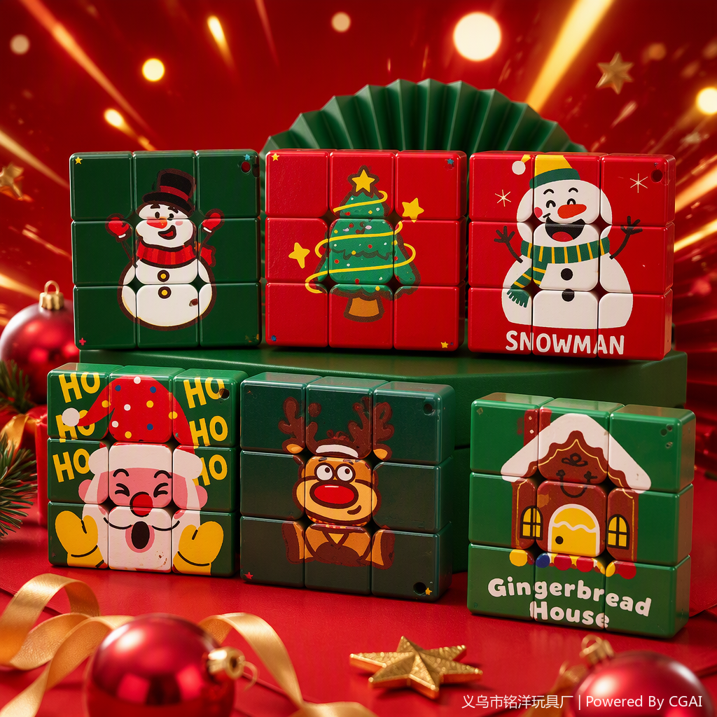 Children's educational puzzle boards, educational toys, early childhood education, assembly and building, educational game toy gift box