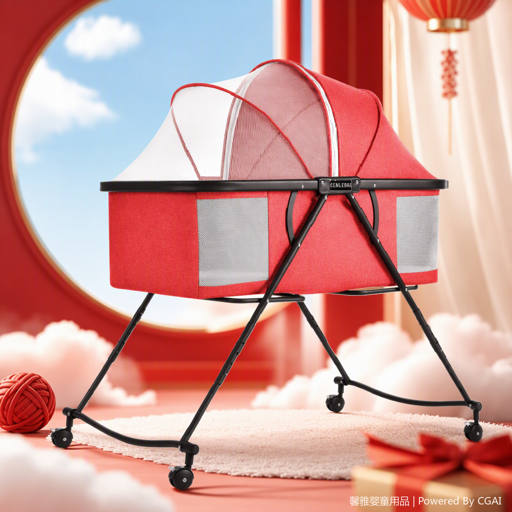 Imported baby and maternal cribs, safe, environmentally friendly, multi-functional baby cribs, detachable and washable baby bed supplies Application Scenario