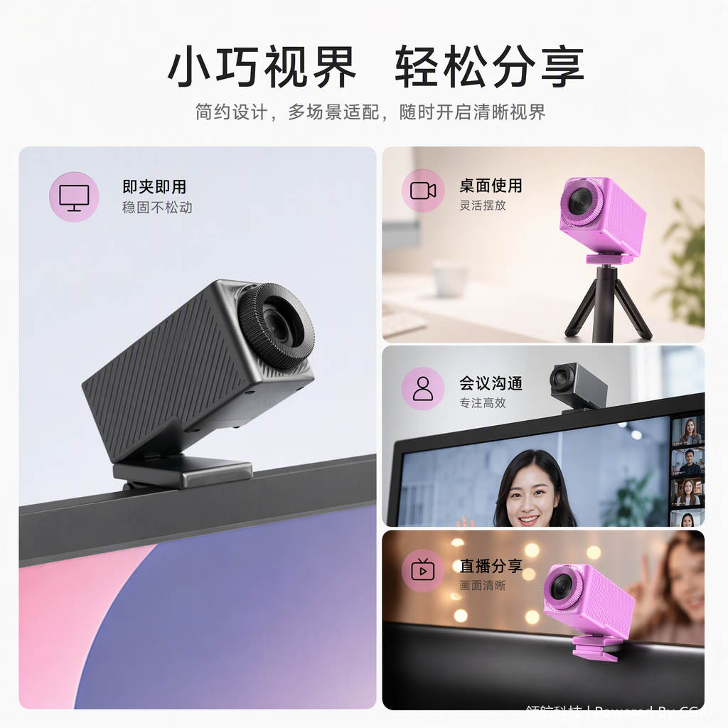 The high-definition projector is a multi-functional portable projector for home and office use. It supports wireless connection to large screens Specification image