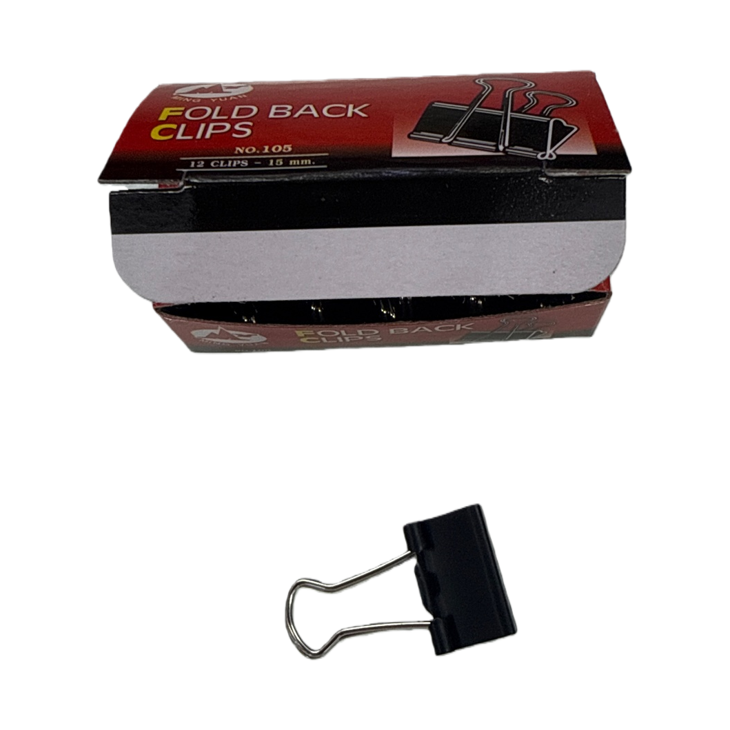 Multi-functional metal long-tail clip, office file folder, bookmark clip, black durable clip, office supplies fixture Item Picture