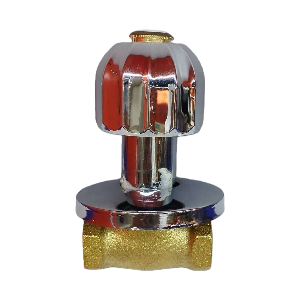 Gold valve body and silver handle high-pressure water pipe valve, household and industrial general-purpose corrosion-resistant and high-temperature resistant valve accessories Item Picture