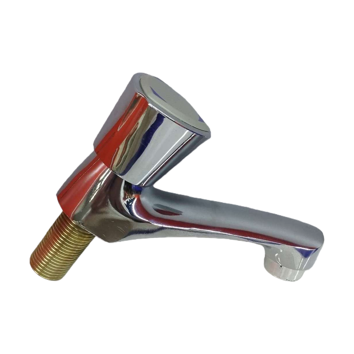 Fashionable silver faucet for kitchen and bathroom, simple and modern single-cooling faucet accessories Item Picture