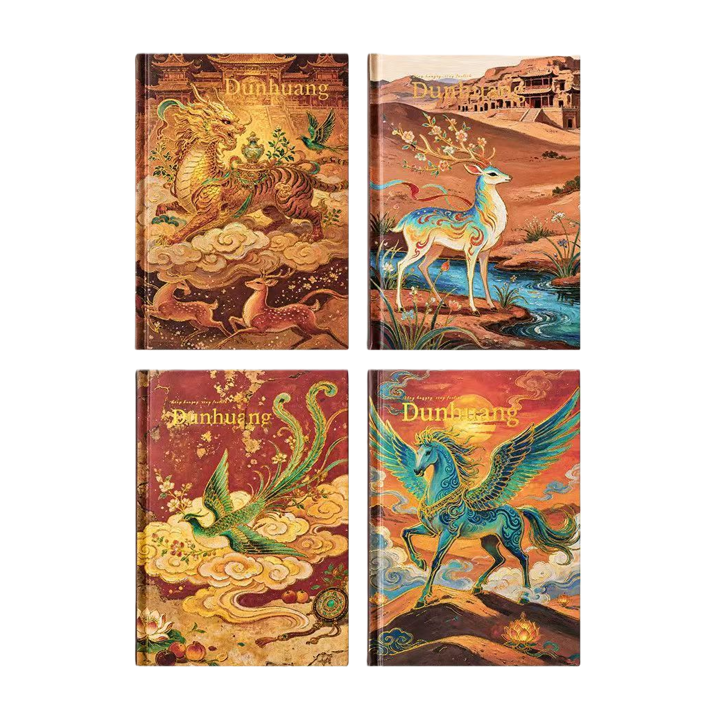 أربع كتب توضيحية إبداعية ذات أغلفة توضيحية مصورة من طائر العنق Item Picture