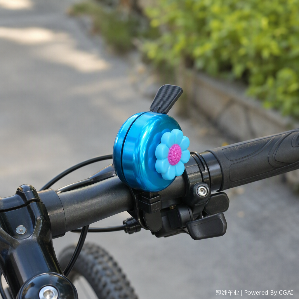 Colorful metal bicycle bell accessories are lightweight and loud, essential outdoor sports equipment for cycling Item Picture