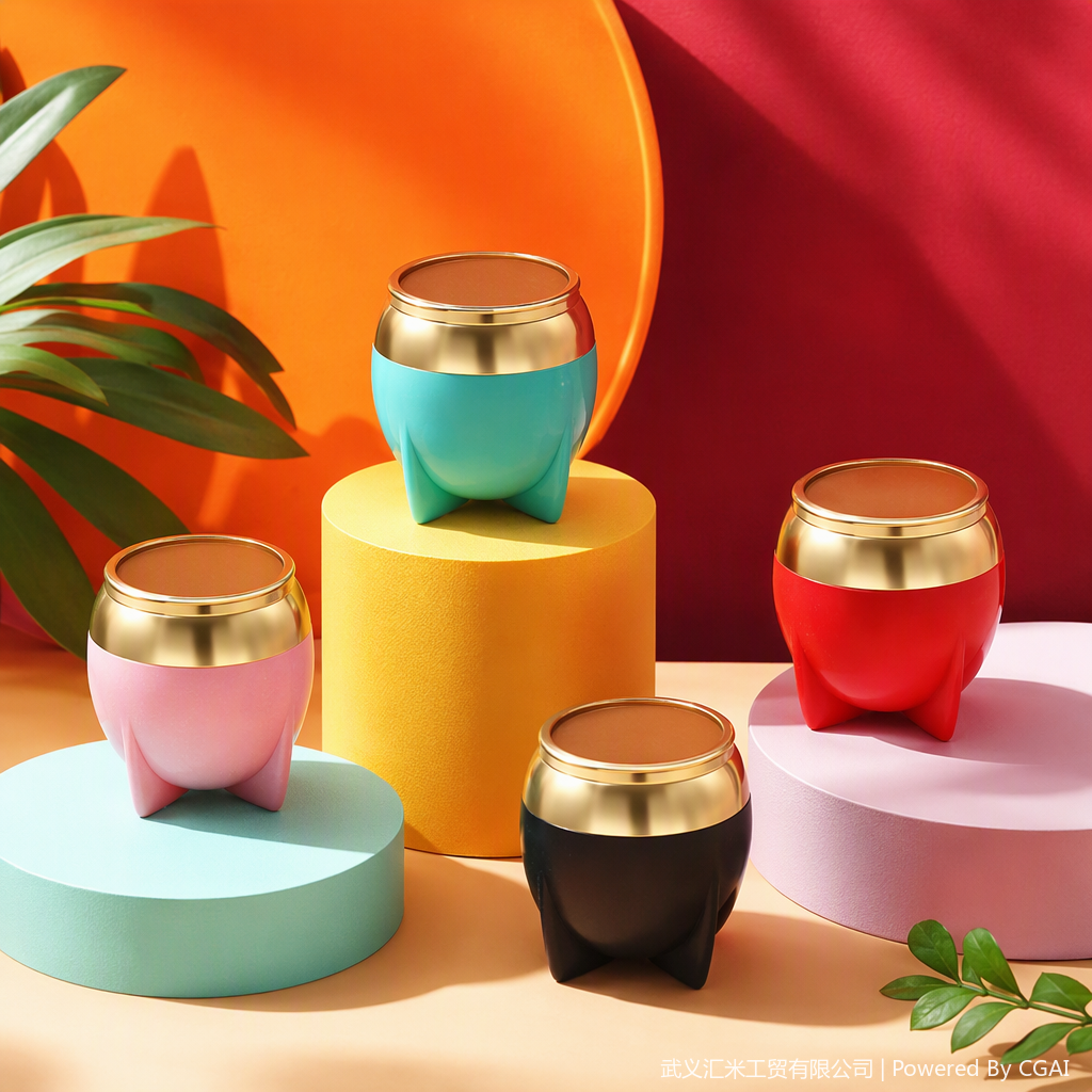 150ML four-color missile cup, colored heat-insulating mate cup, lightweight and portable tea cup, creative gift, customizable logo details Picture