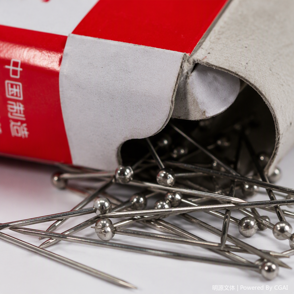 The yellow flower brand pin red and white striped packaging box is used for storing needles, threads, handicrafts, decorative items and organizing boxes Application Scenario