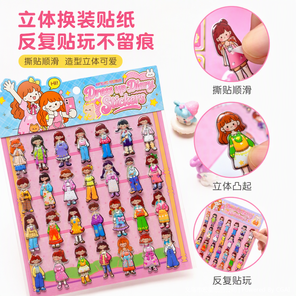 Creative stickers, handicrafts, gifts, decorations, DIY handcrafted creativity, creative gifts, free shipping details Picture