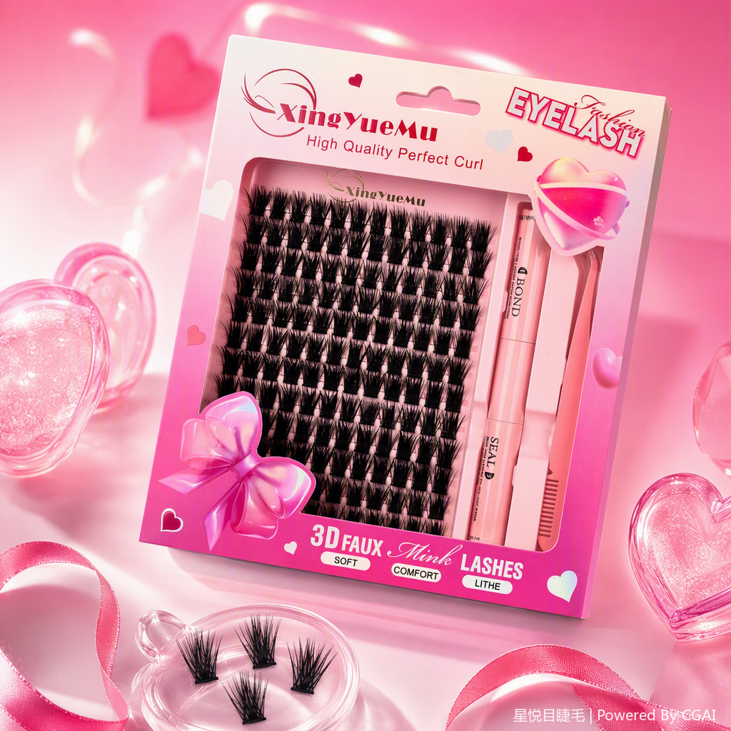 Natural thick false eyelashes last long without smudge. This beauty tool is suitable for professional makeup accessories Specification image