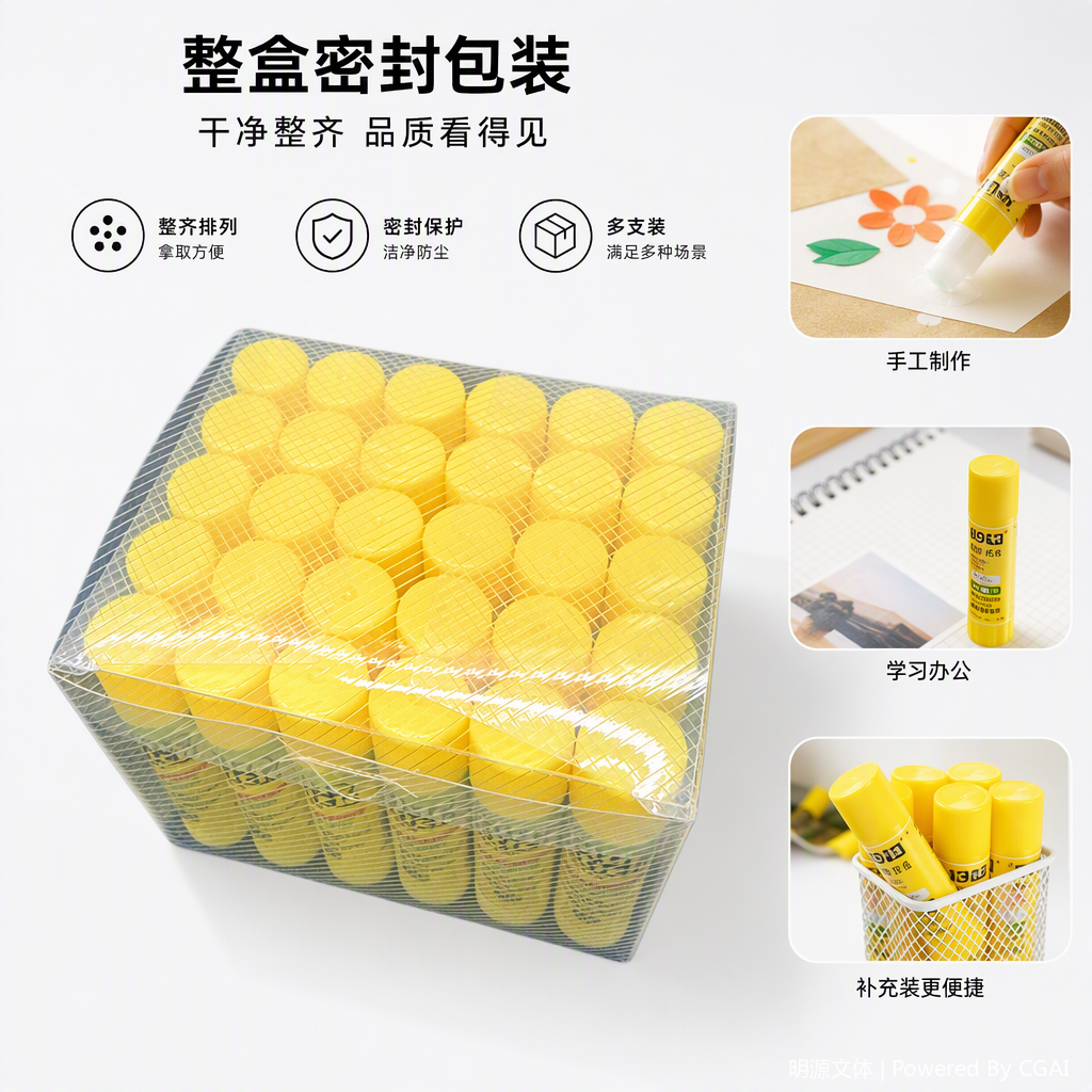 Colorful creative plastic water bottle packaging box, children's handmade material storage box, environmentally friendly, durable and portable
