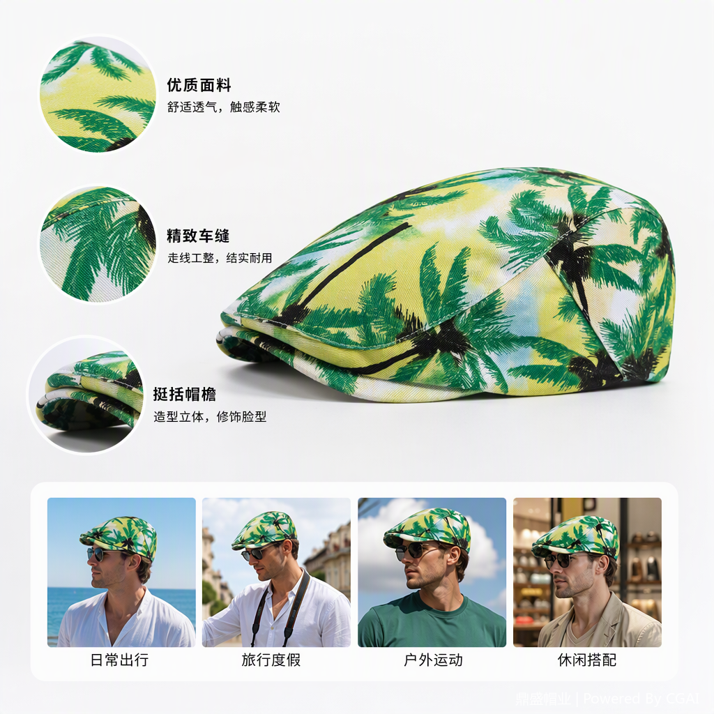 Estilo étnico cornisas de paja sombreros turbantes bordados multicolor sombreado protección solar casual moda accesorios details Picture