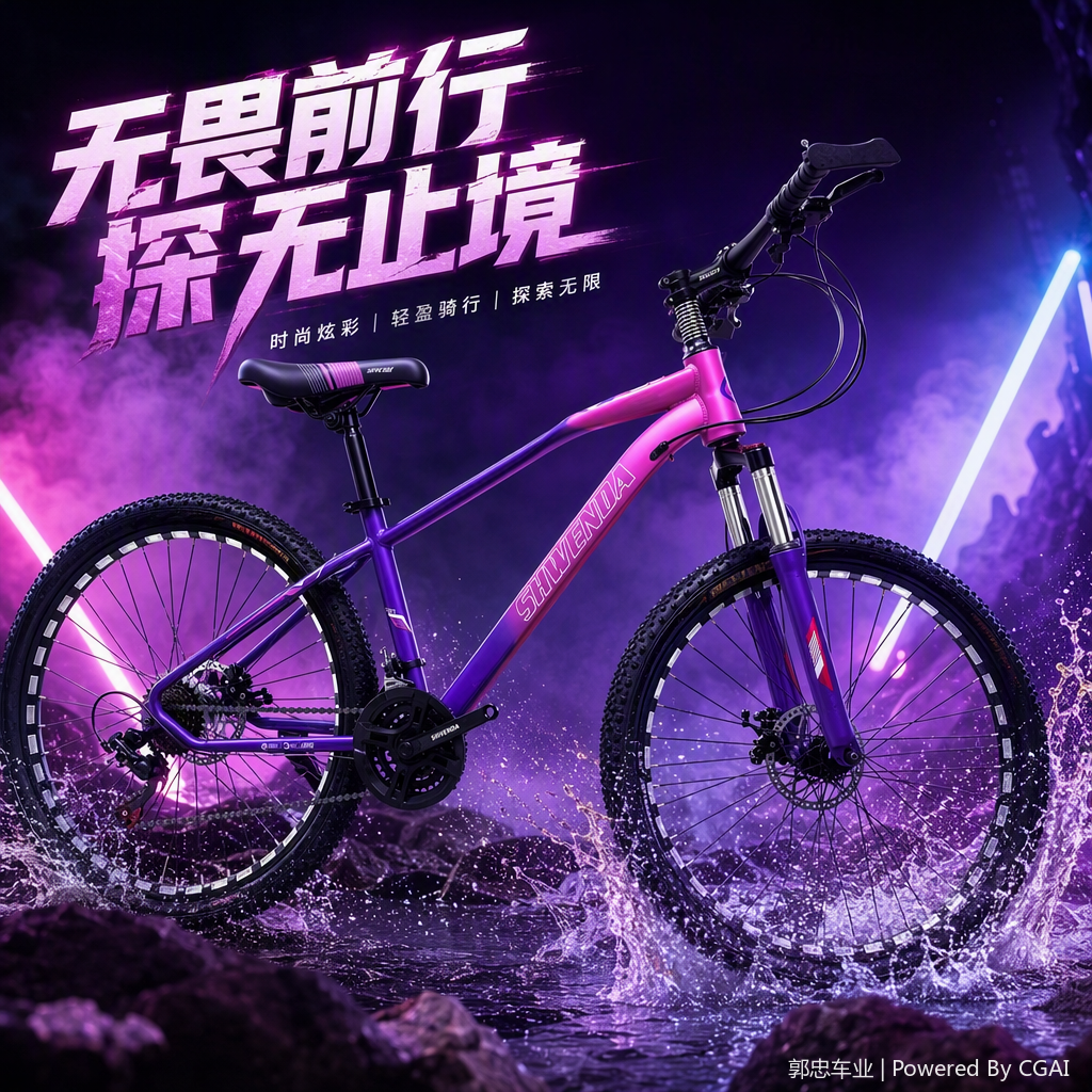 دراجة جبلية مجهزة بتجهيزات رياضية في الهواء الطلق لعربات جبلية متينة مقاومة للانزلاق Specification image