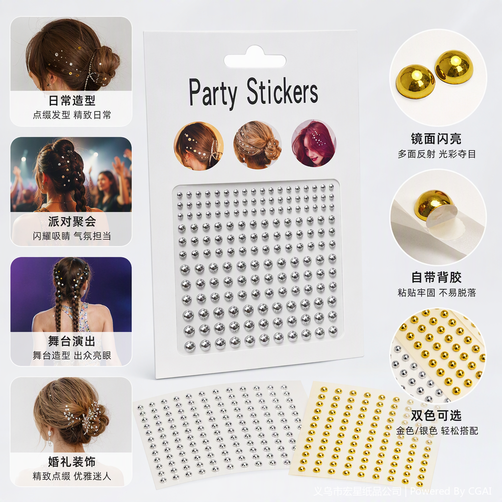 Creative sticker handicraft gift decoration DIY handcrafted creative gift Fun sticker set details Picture