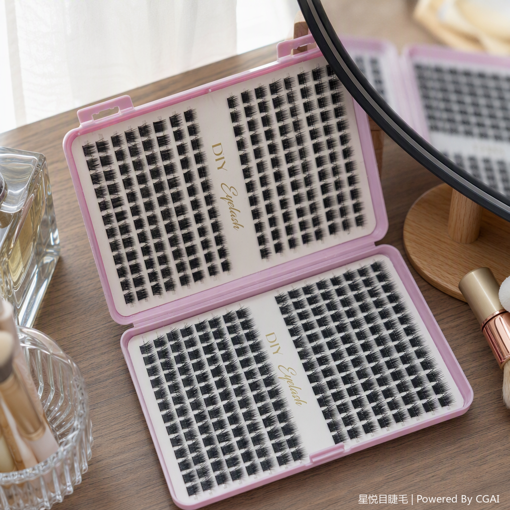 Natural and thick false eyelashes, long-lasting and slender beauty tools, natural makeup, easy to stick, various styles Item Picture