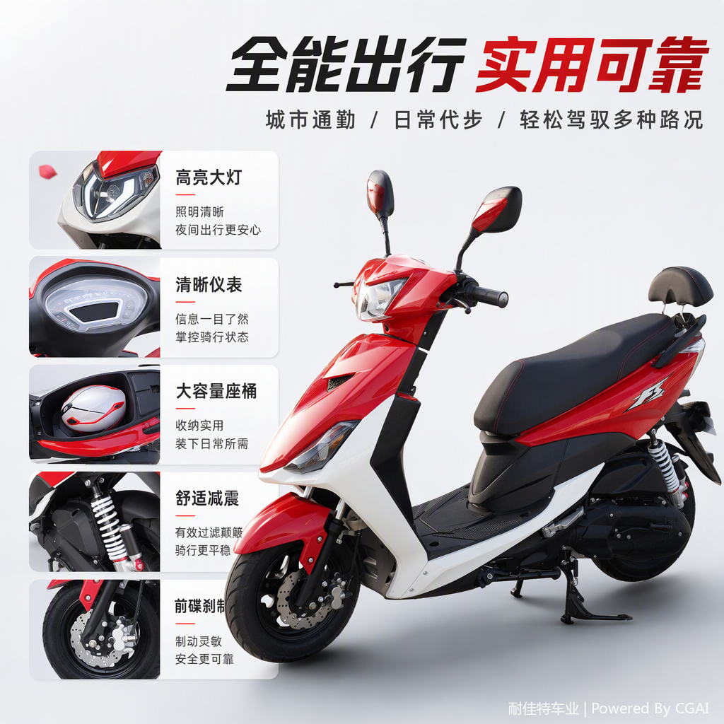High-performance, durable and fashionable lightweight motorcycle riding accessories for easy travel and sports and leisure details Picture