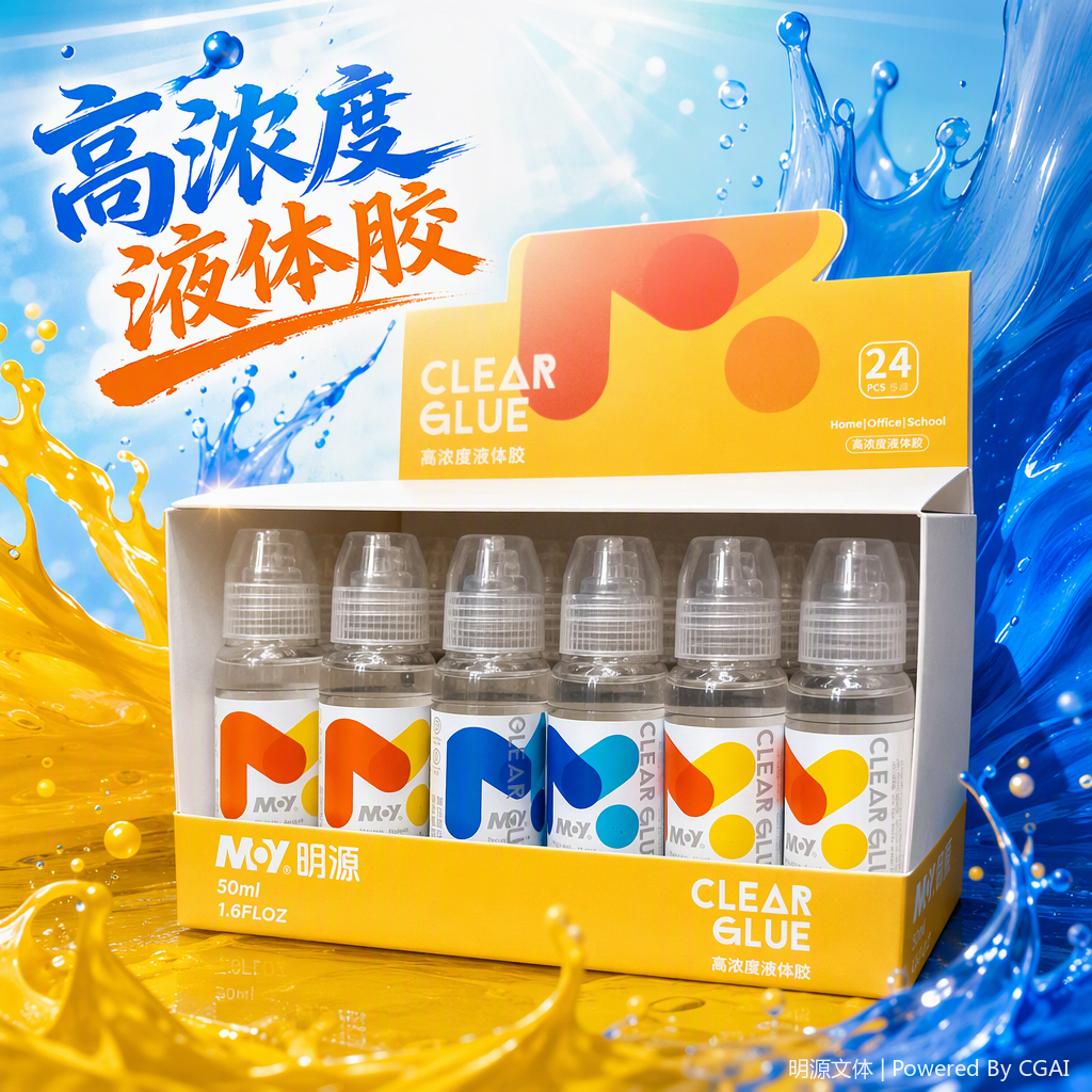 Colorful packaging transparent plastic water bottles, portable hand-held adhesive, DIY handicrafts, decorative materials Specification image