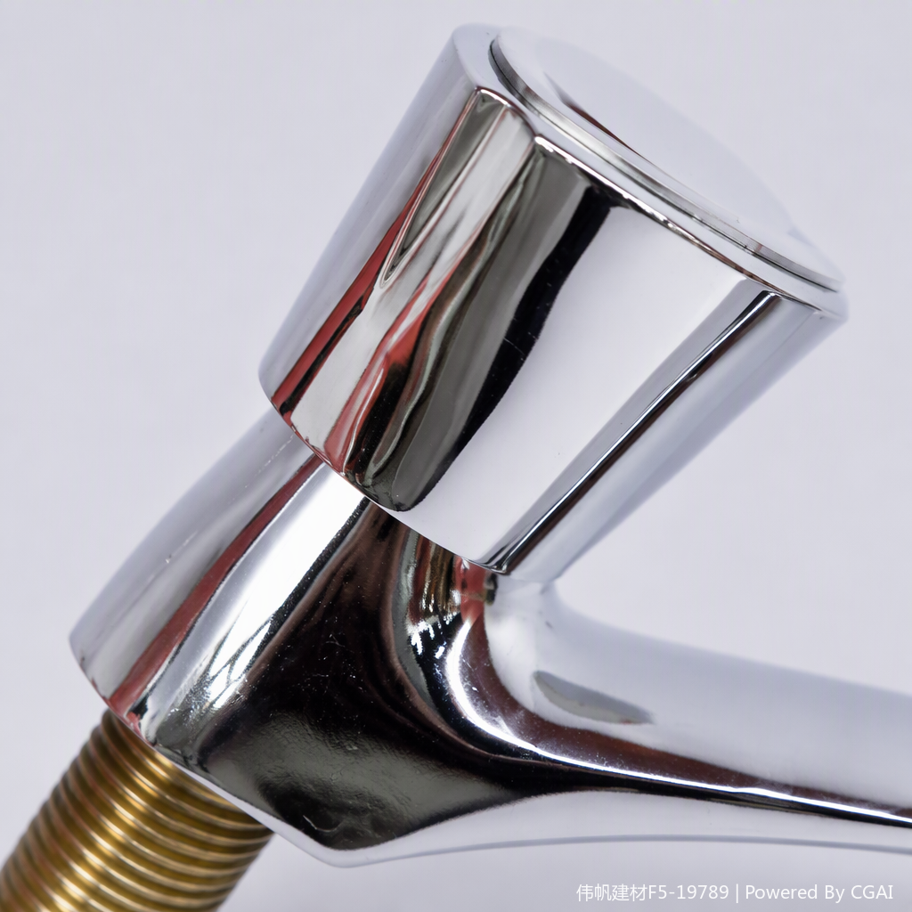 Fashionable silver faucet for kitchen and bathroom, simple and modern single-cooling faucet accessories Application Scenario