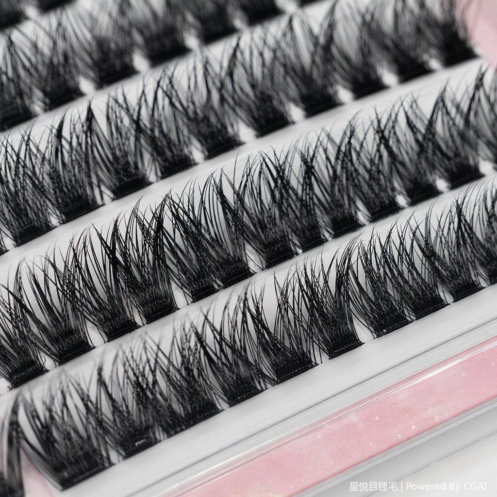 Natural thick false eyelashes, long-lasting and slender beauty tools, light and easy to stick, natural makeup look, suitable glue for matching Application Scenario