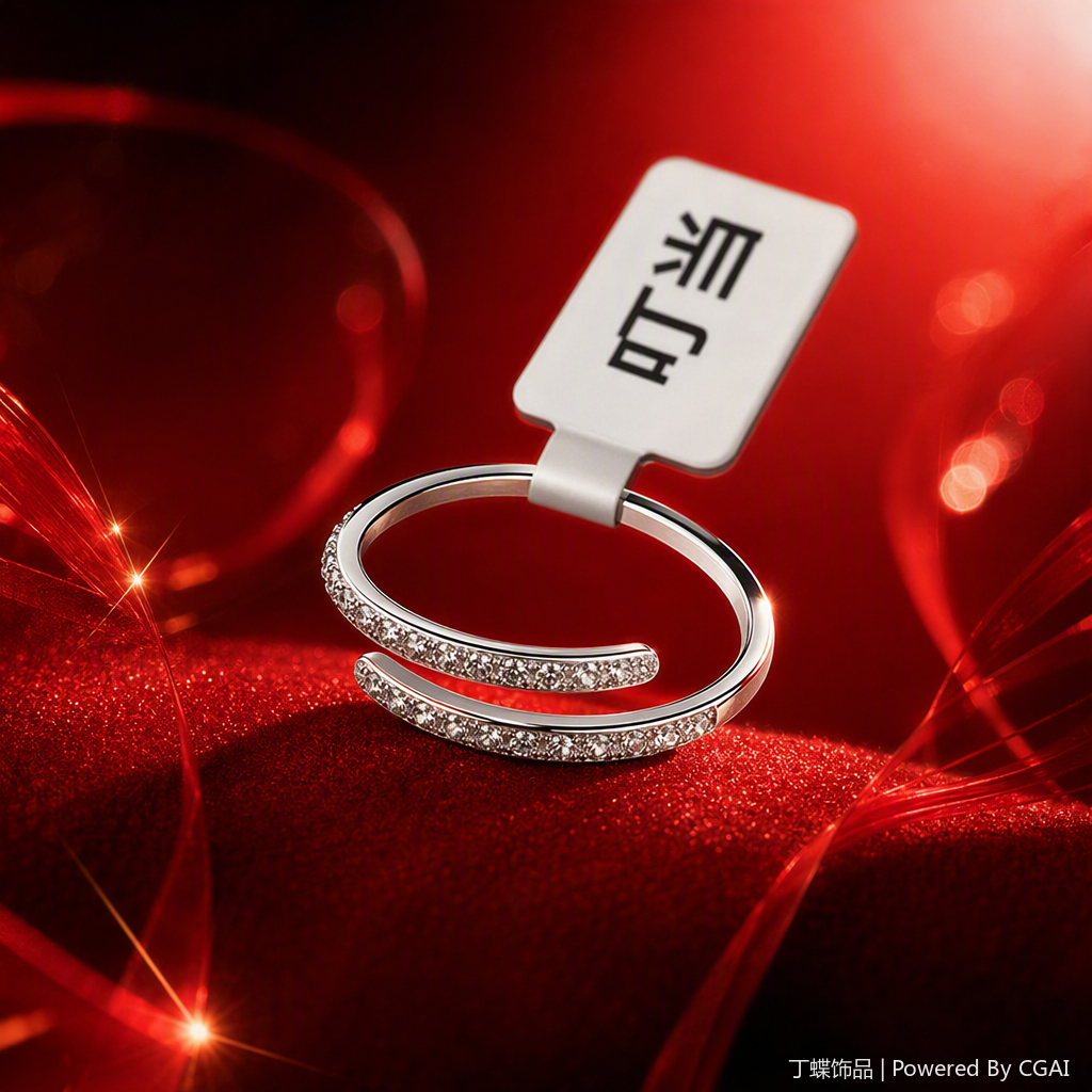Fashionable women's rings and jewelry, simple and versatile, trendy jewelry gifts Specification image