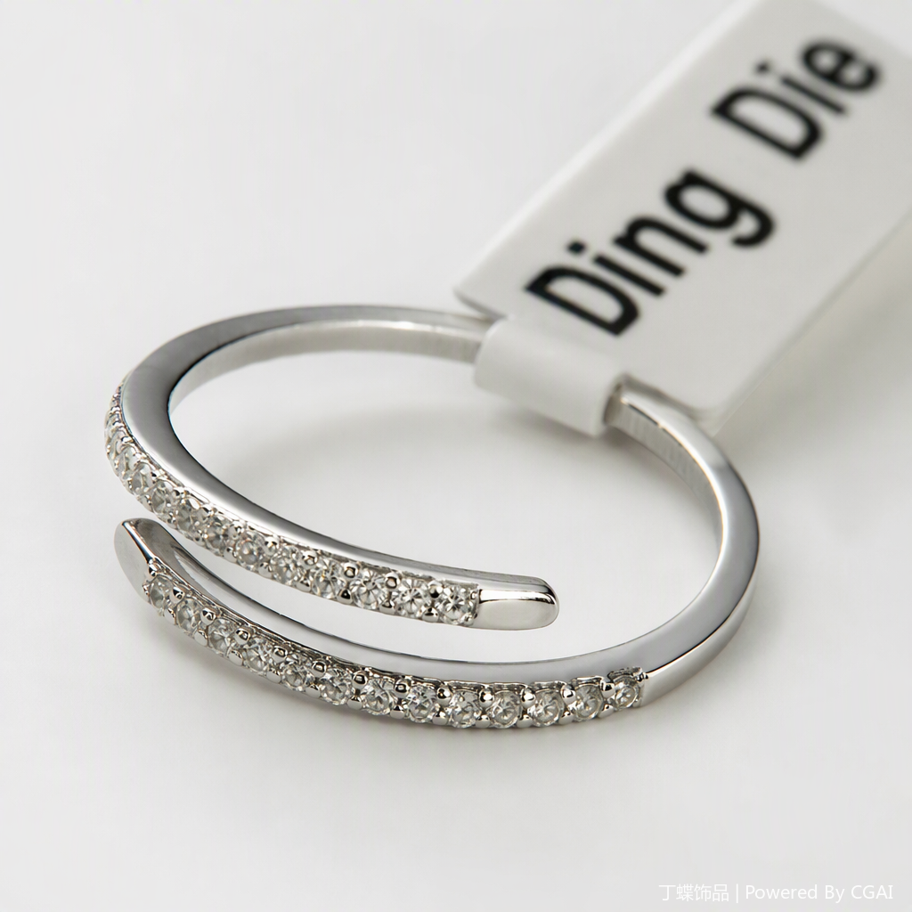 Fashionable women's rings and jewelry, simple and versatile, trendy jewelry gifts Application Scenario