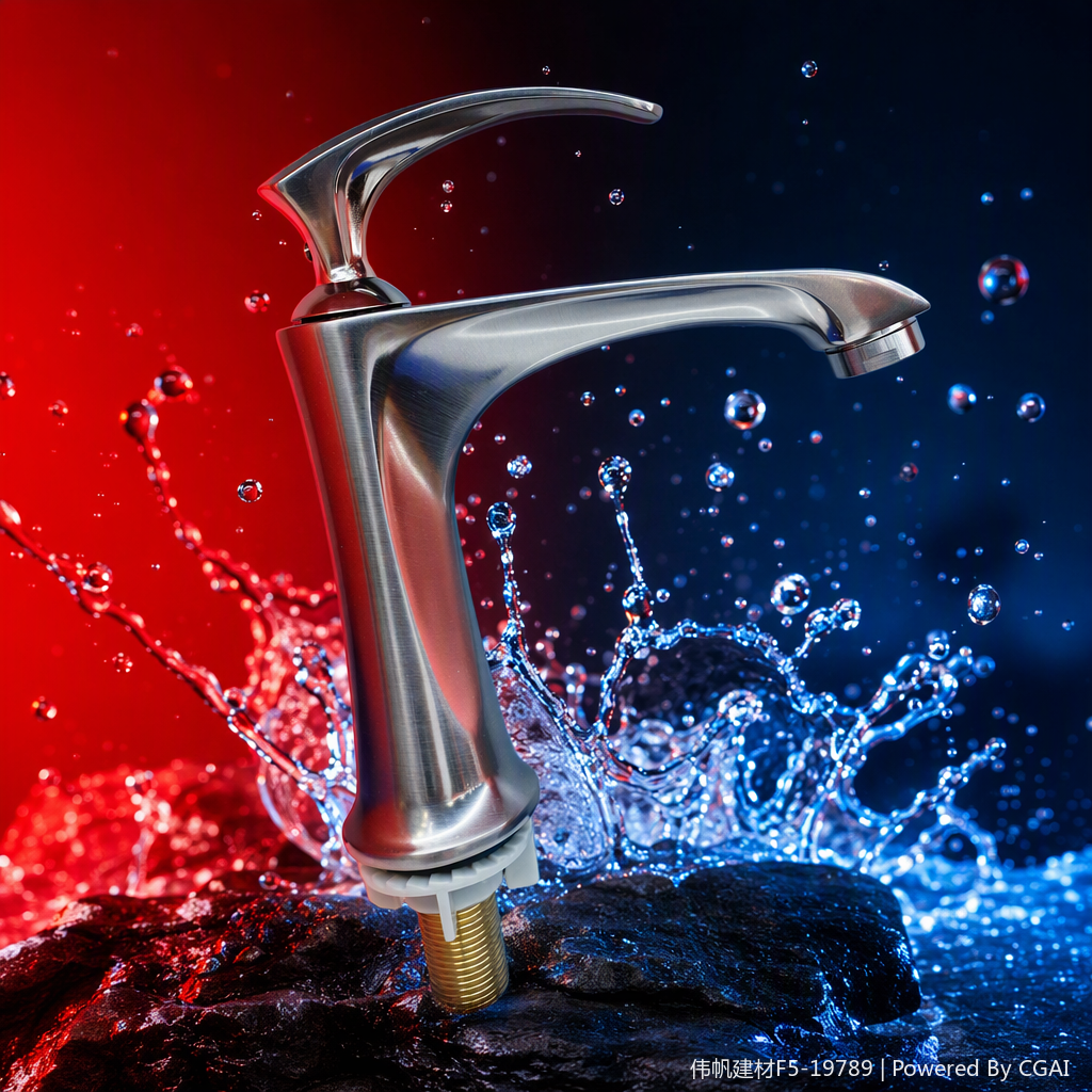 حنفيات مطابخ فضية ملمعة ذات صمامات واقية من الصدأ ومعتمة الصدأ Specification image