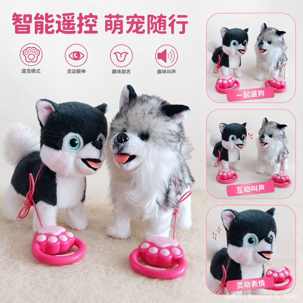 Puppy (Domestic Version) MR-18A Puppy Walking +AI Function (Can Chat and interact, learn education, encyclopedic knowledge, history and geography, sing and tell stories) Specification image
