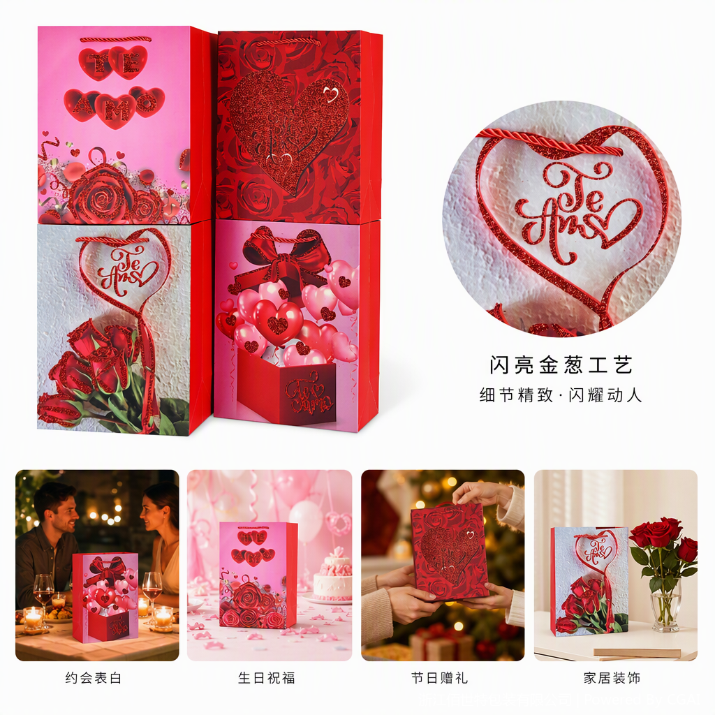 Multi-functional gift packaging boxes, hand-held packaging bags, creative daily necessities packaging materials, gift decorative items details Picture
