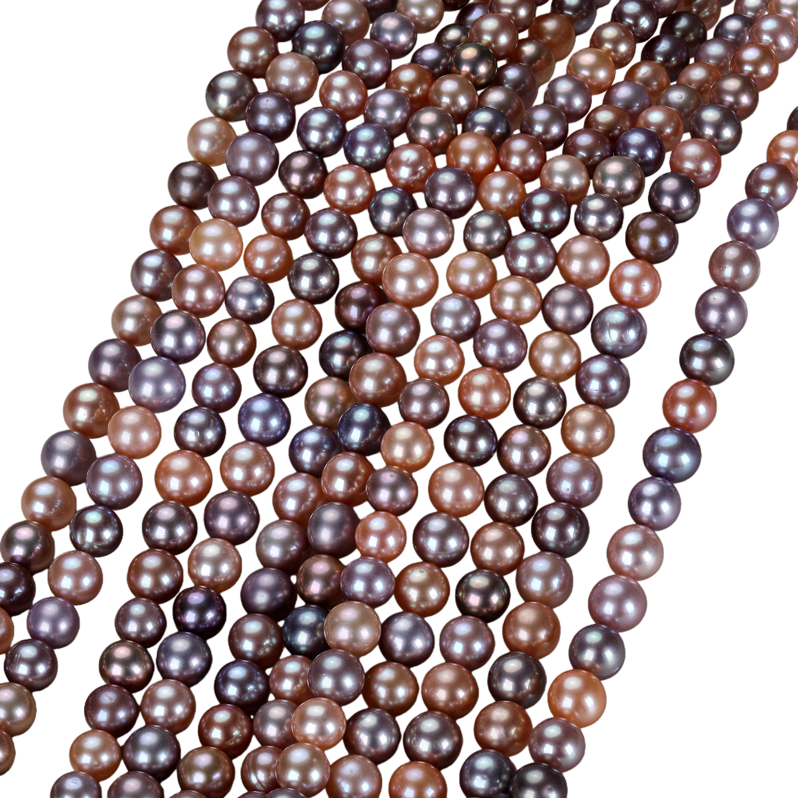 Natural fresh water 8-9mm colorful scattered beads, string beads, handmade accessories, DIY jewelry materials, accessories, decorative items, accessory sets Item Picture