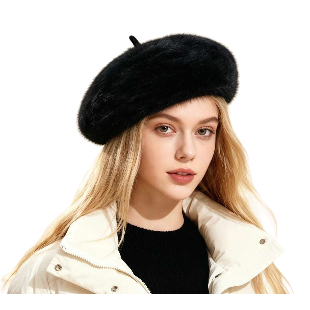 السيدة ذات القبعات السوداء من أجل الموضة Item Picture