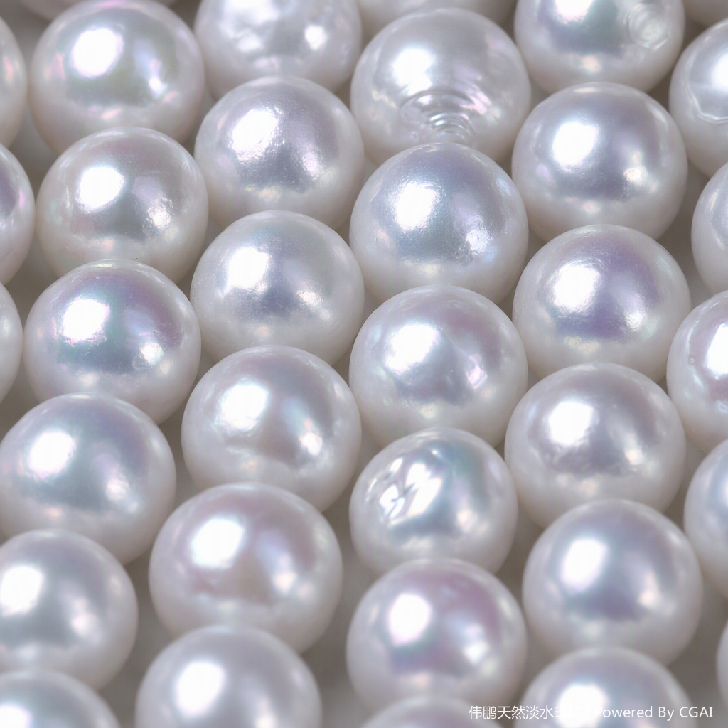 Semi-finished natural fresh water 6-7mm round beaded necklace Application Scenario