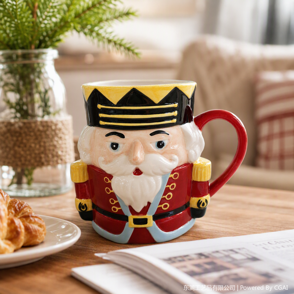 Creative colored nutnuts-shaped ceramic mugs, personalized and creative gifts, coffee and tea sets, for office and household use details Picture