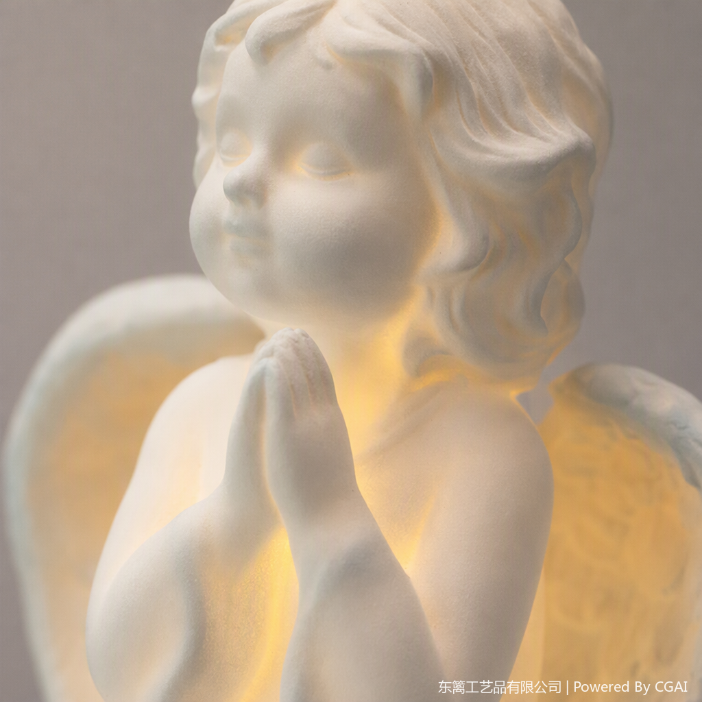 Estatua de ángel blanco decoración decoración interior arte creativo decoración del hogar artesanía regalos colección Application Scenario