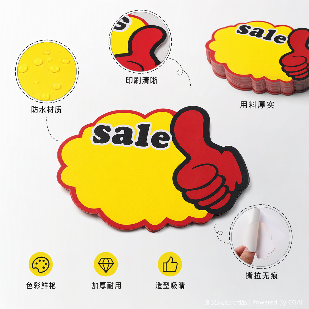 The hand-written promotional card paper at the market, the price tag stickers, the special offer signs for fresh fruits and vegetables, the eye-catching price tags in the store, the thickened blank promotional card paper, the store display signs, the special offer price tags in the shops, and the store display Application Scenario
