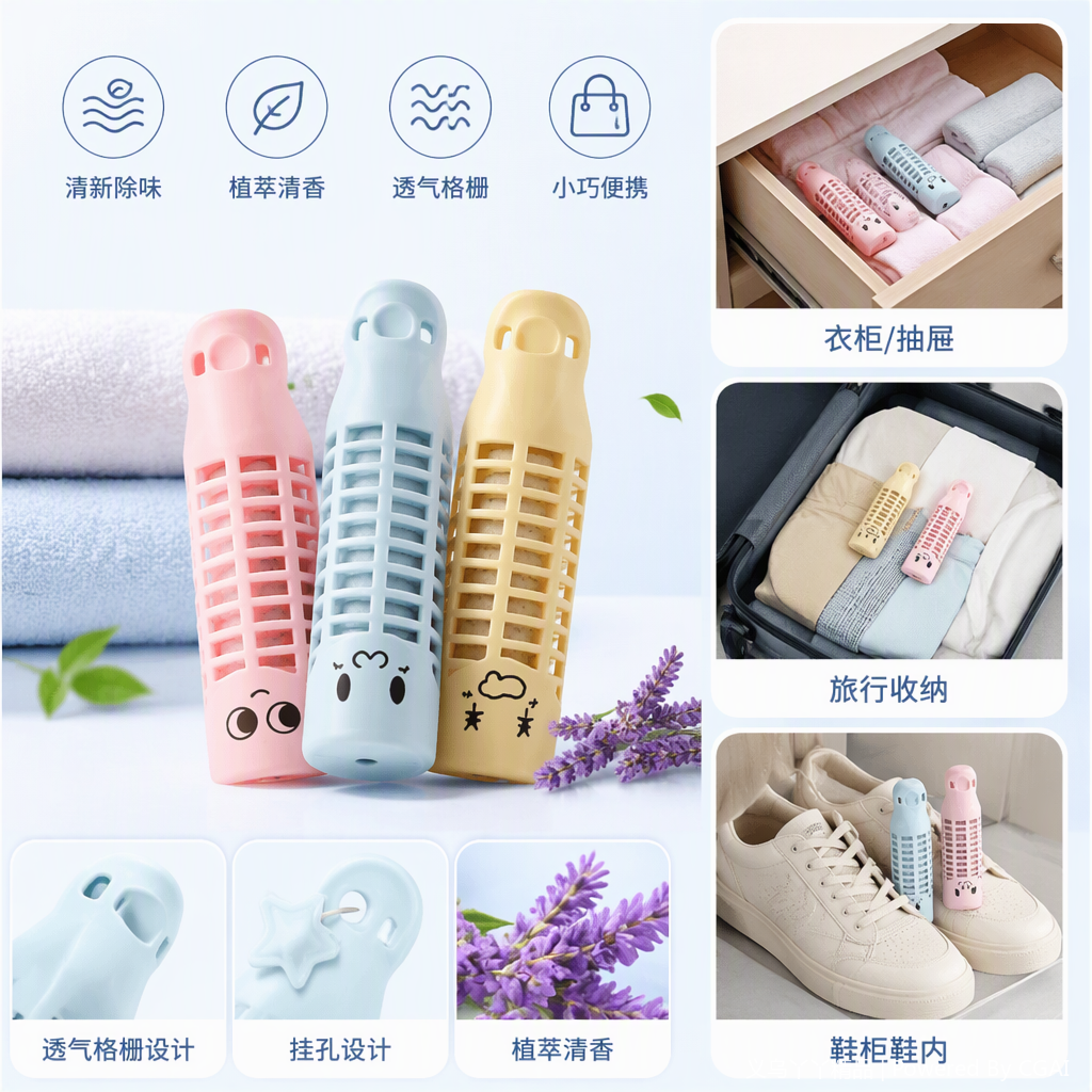 创意彩色卡通造型卷发棒套装多款可选时尚美发工具儿童成人适用