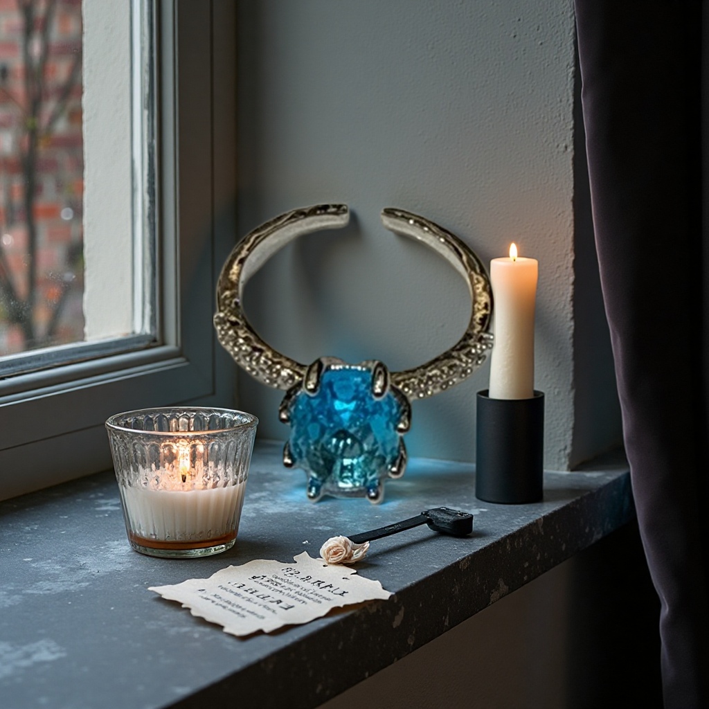 A brilliant blue gemstone ring, a fashionable and simple silver jewelry, an elegant style for women's wedding gifts