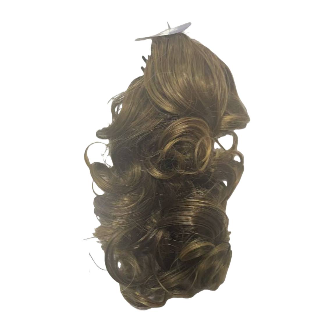 Natural and plump wig pieces, soft and fluffy, heat-free and easy to stick, light and comfortable home hair care products details Picture