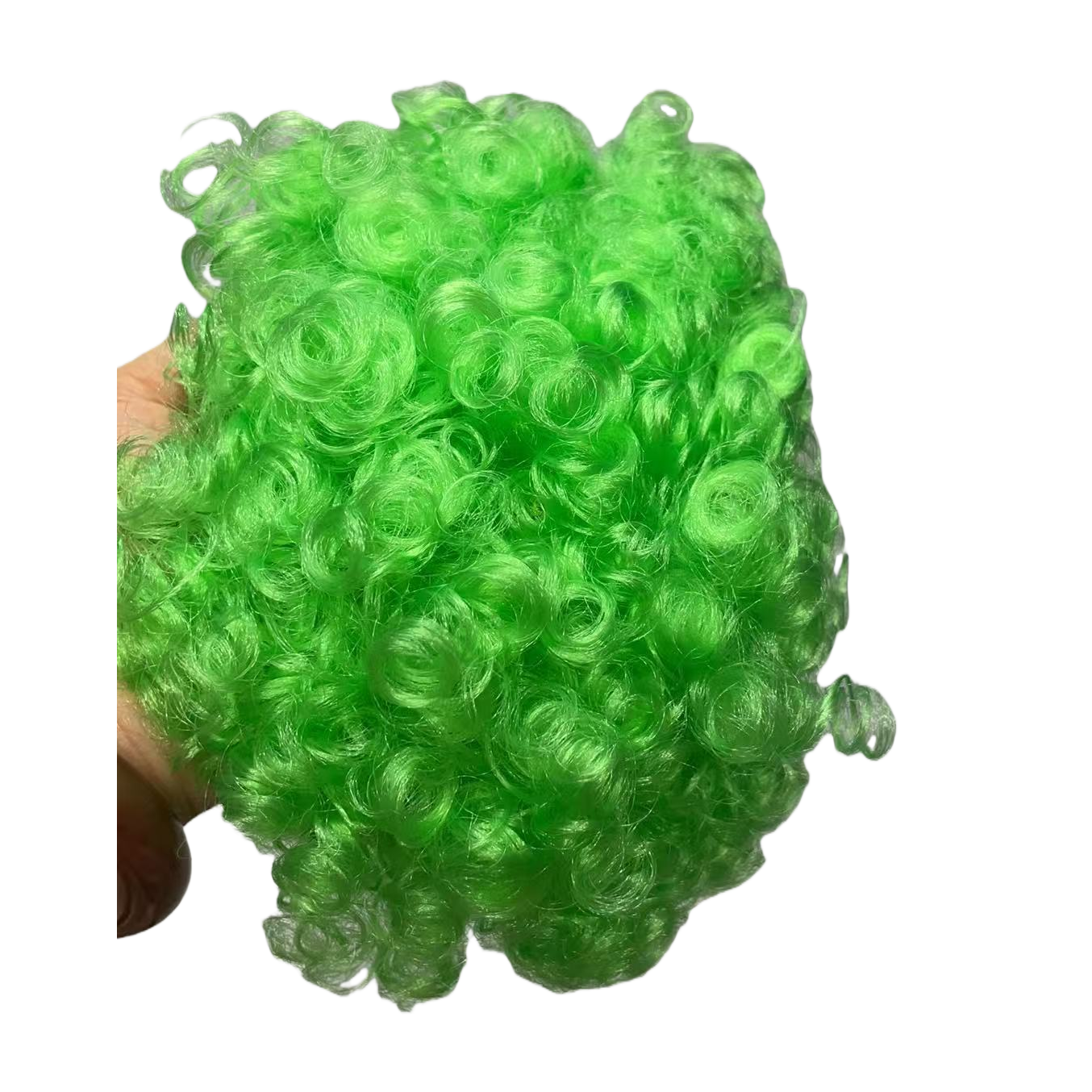 Natural curly long wig for women, Korean style fluffy big wave wig, entire wig accessory, no need to wash or care Item Picture