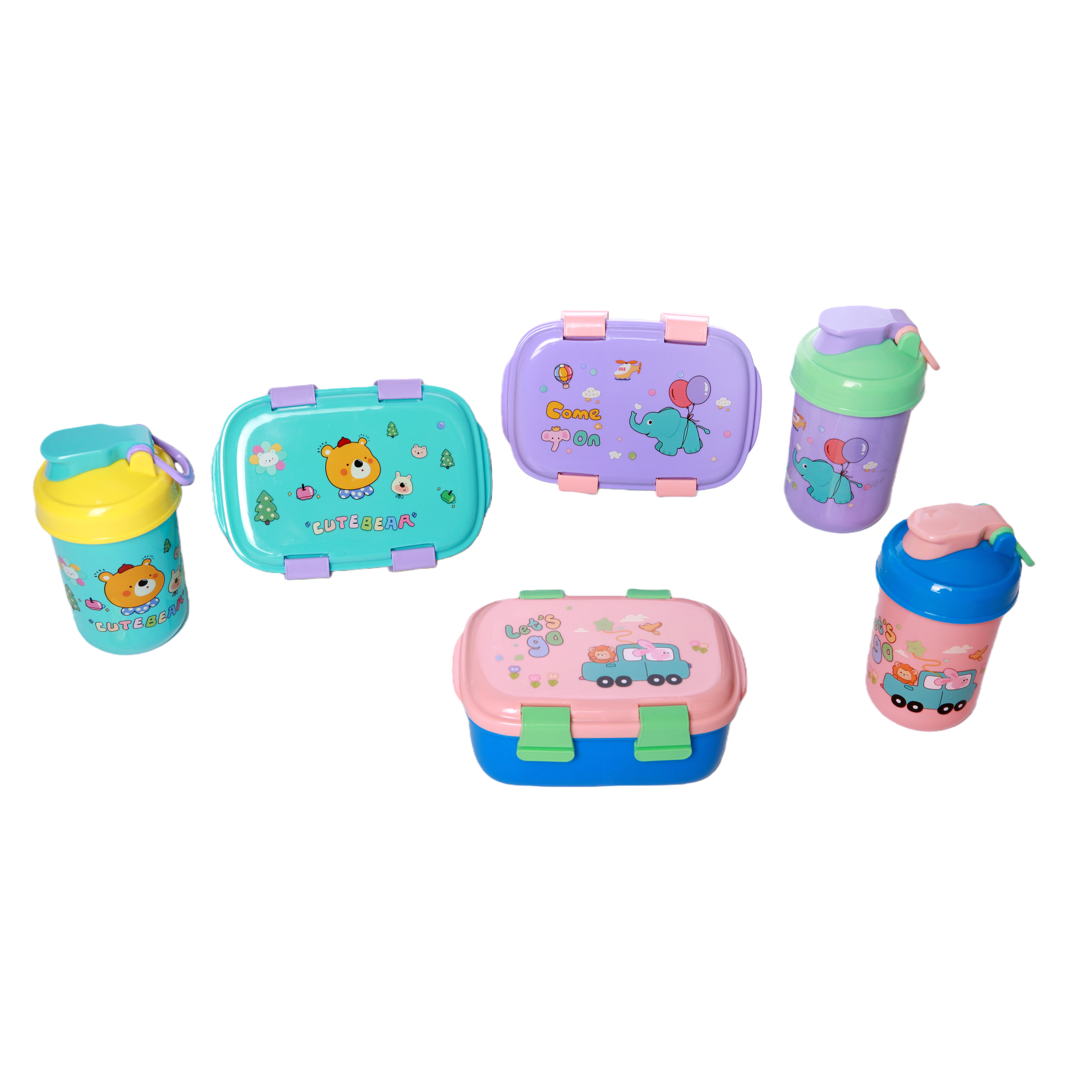 Multi-functional sealed and fresh-keeping lunch box, portable plastic lunch box, household bento box with lid, large-capacity storage box Application Scenario