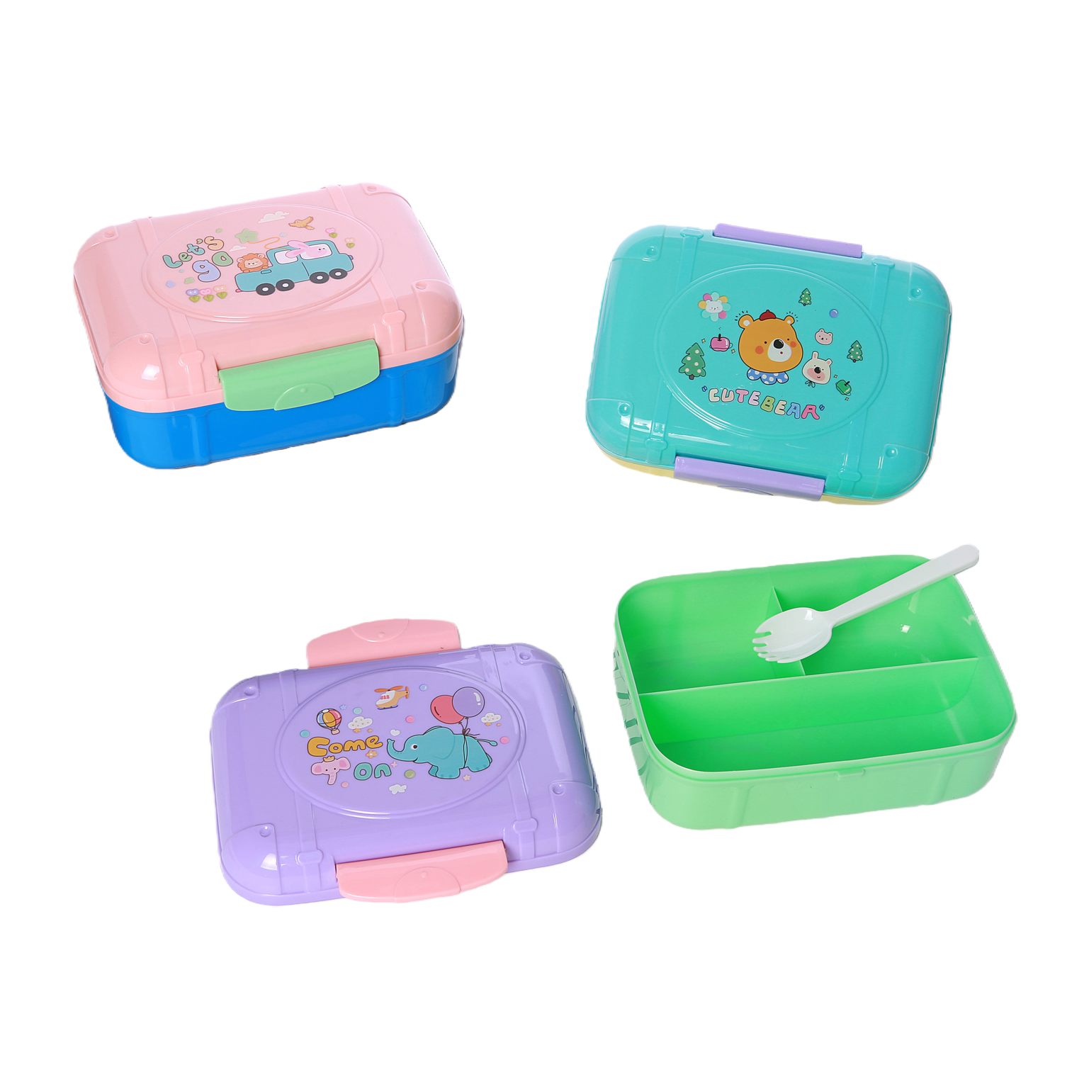 Multi-functional sealed food preservation box set, portable lunch box, kitchen tableware, organization and storage, plastic sealed container Item Picture