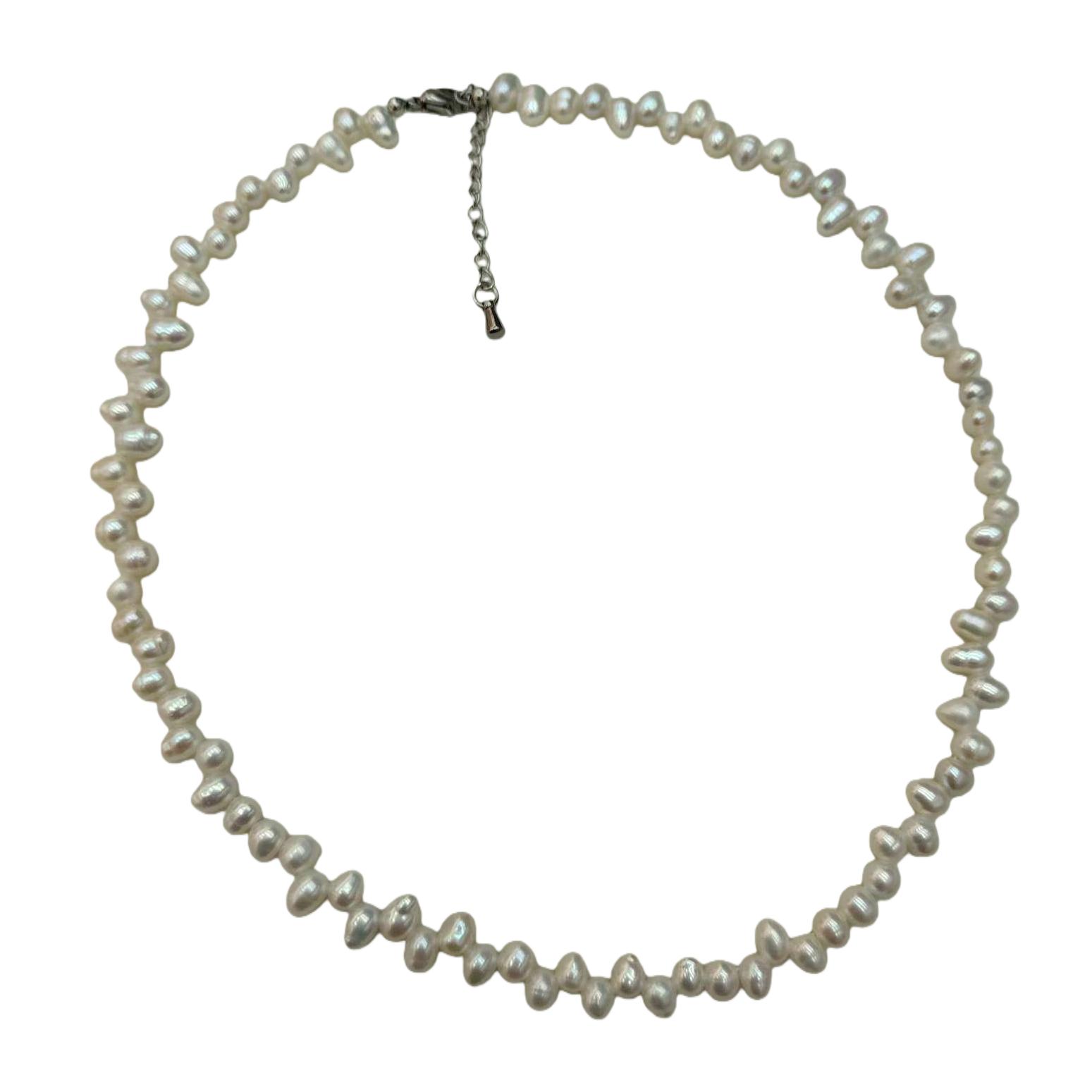 Elegant white pearl necklace, simple and versatile for women, fashionable as a gift or jewelry accessory Item Picture