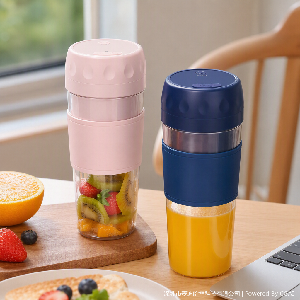 Multi-functional manual juicing cup, portable juice water cup, household daily necessities, healthy drink tools Item Picture