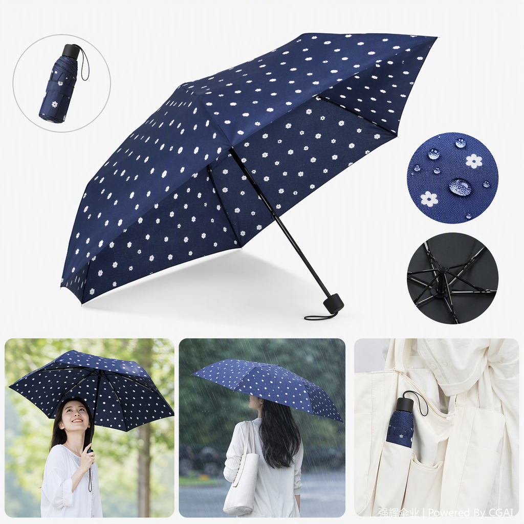 多功能防风遮阳防雨便携伞晴雨两用轻便抗风雨伞男女通用细节图