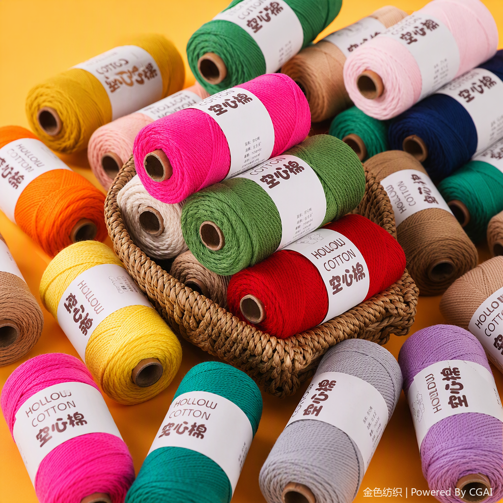 2mm round strand yarn hollow cotton diy hand-woven crochet bag, hat, doll medium thick thread Application Scenario