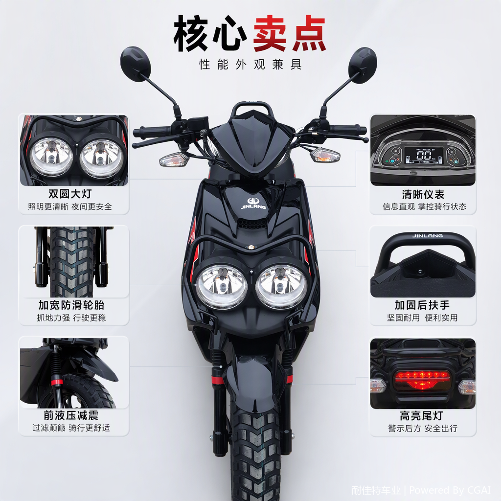 High-performance two-wheeled motorcycle parts are durable and wear-resistant, suitable for multiple vehicle models, and are essential for sports and leisure riding Specification image