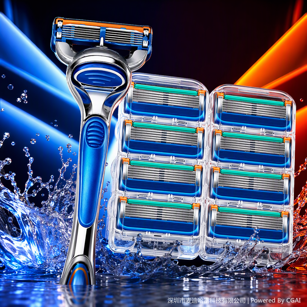 Imported electric shaver, men's portable rechargeable multi-functional shaving wonder, high-definition razor, adult shaver Item Picture