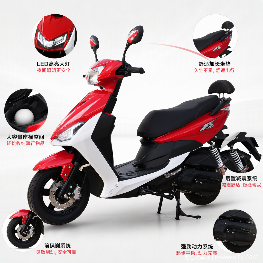 High-performance two-wheeled motorcycle parts are durable and wear-resistant, suitable for multiple vehicle models, providing a smoother ride details Picture