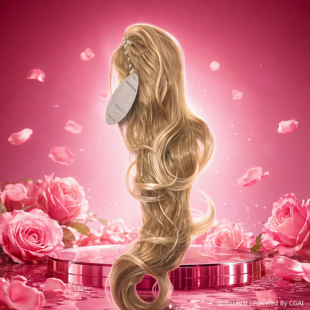Natural curly long wig for women, Korean style fluffy big wave wig set, dye-free and heat-free, versatile wig accessory Application Scenario