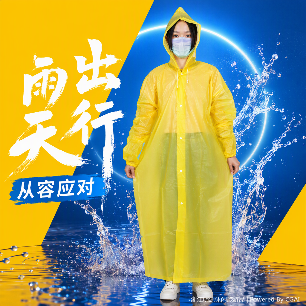 多功能防风遮阳雨披户外防雨防晒便携轻便雨衣雨披防雨工具