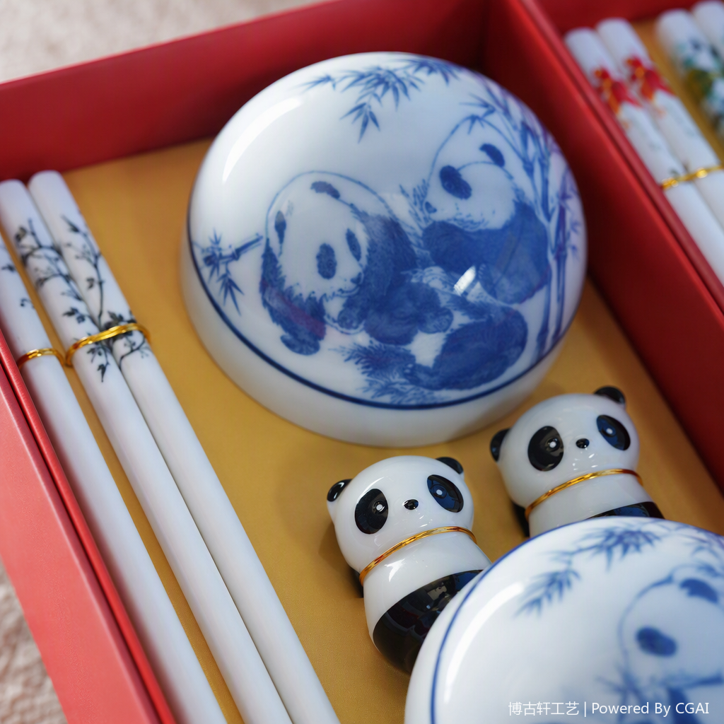 陶瓷餐具套装实物图