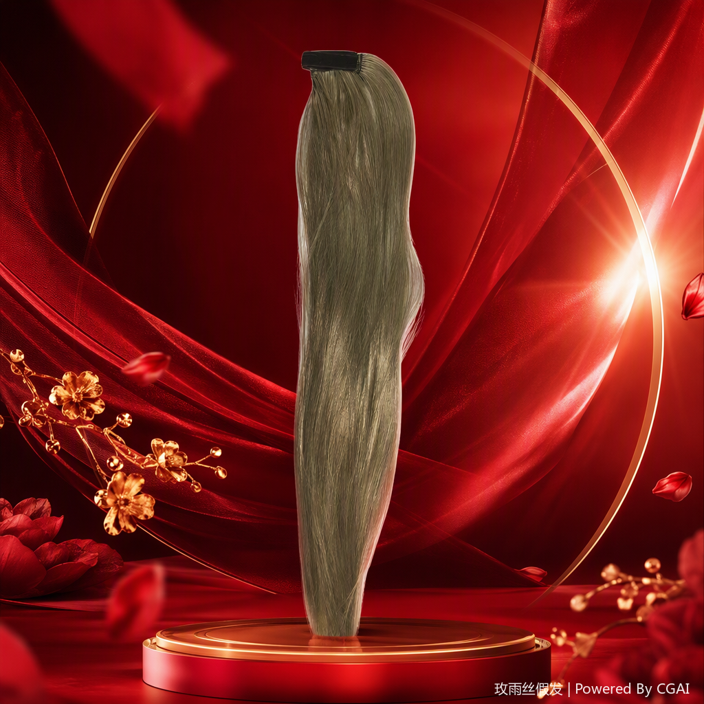The natural and plump wig pieces are soft and not easy to fall off. They are easy to clean and suitable for various occasions as household care products details Picture