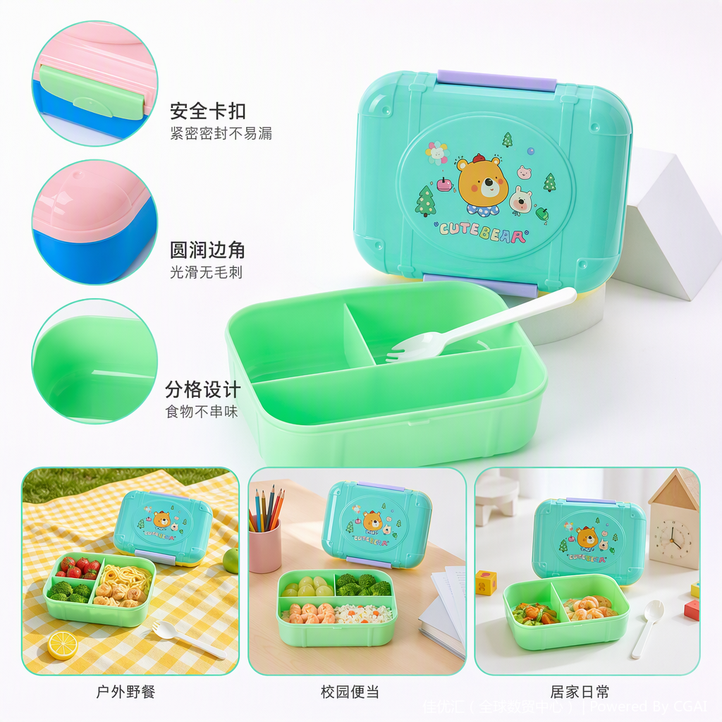 Multi-functional sealed food preservation box set, portable lunch box, kitchen tableware, organization and storage, plastic sealed container Application Scenario
